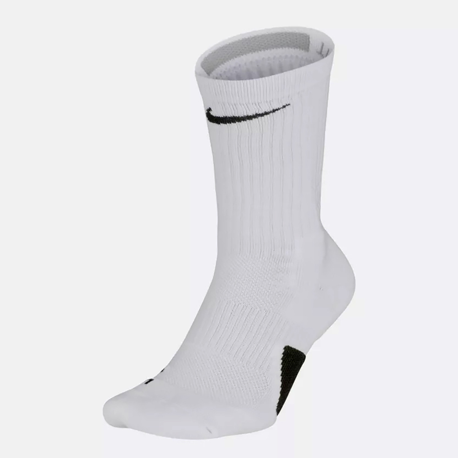 Nike Elite Basketball Crew Unisex Κάλτσες SX7622-100 WHITE/BLACK/BLACK