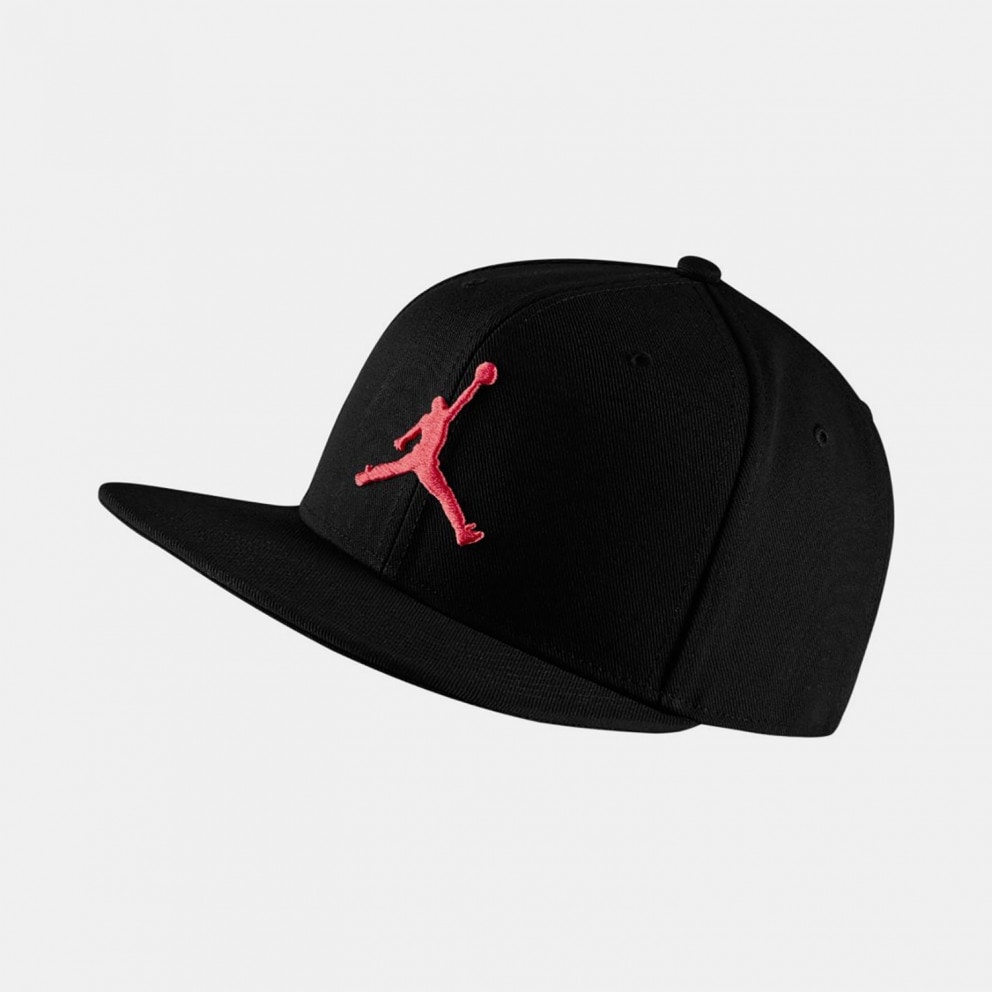 Jordan Pro Jumpman Snapback Hat BLACK/BLACK/BLACK/INFRARED 23 AR2118-015