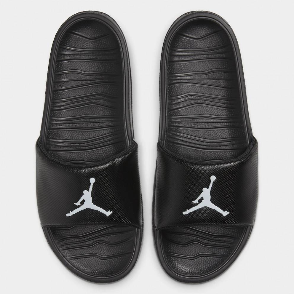 jordan black slides