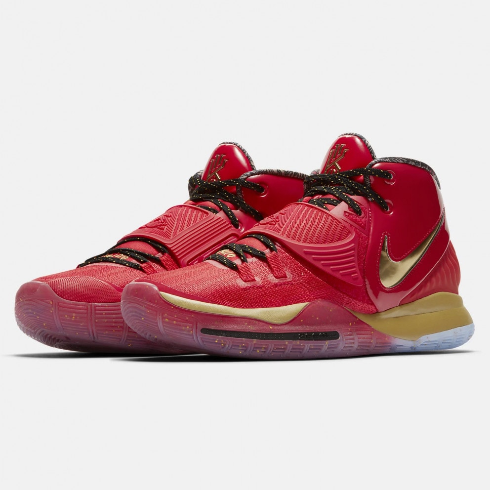 Ready stock Nike Kyrie 6 Irving 6th Men 's Shoes Red Black