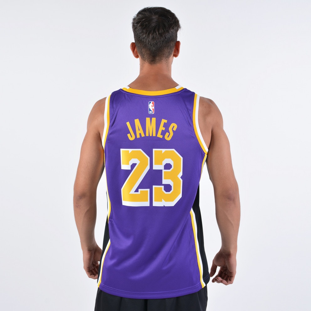 lebron james laker jersey purple