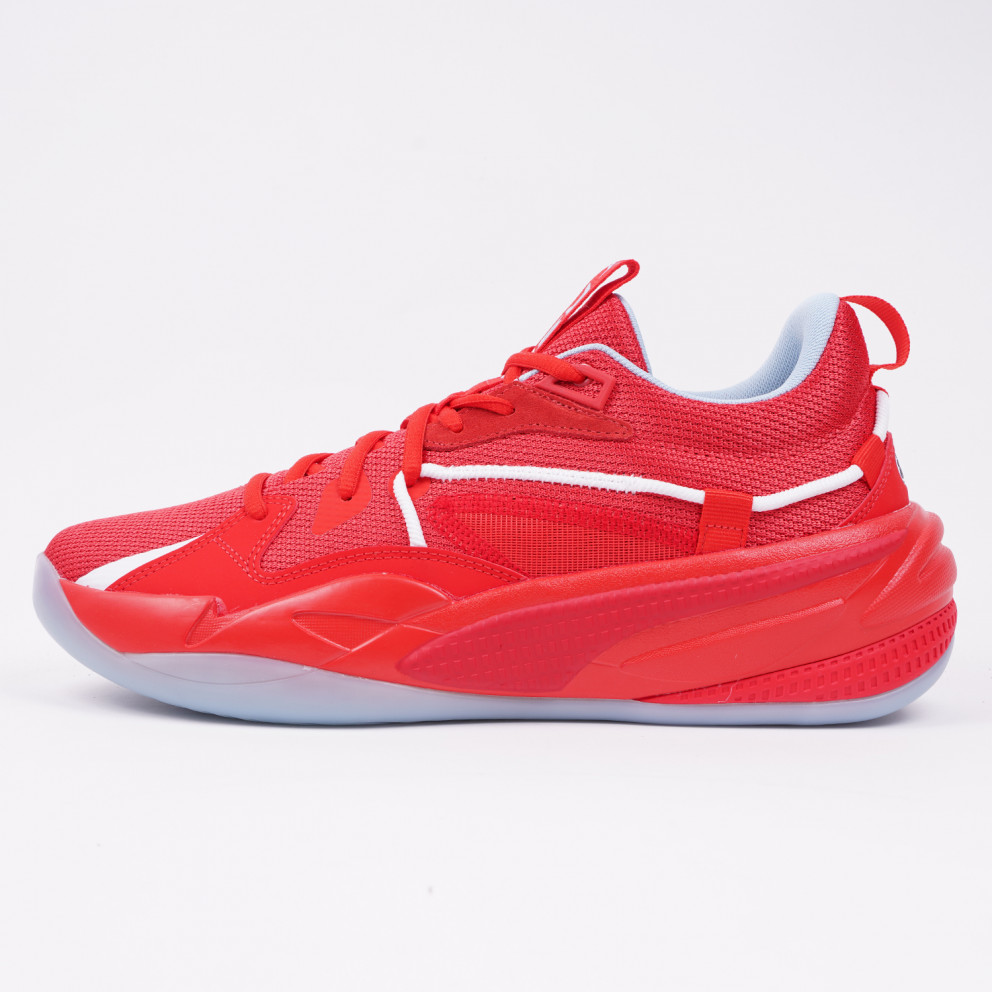 all red puma shoes