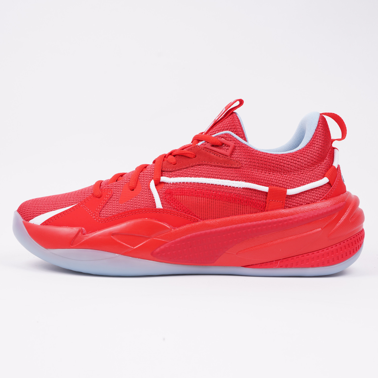 puma all red shoes