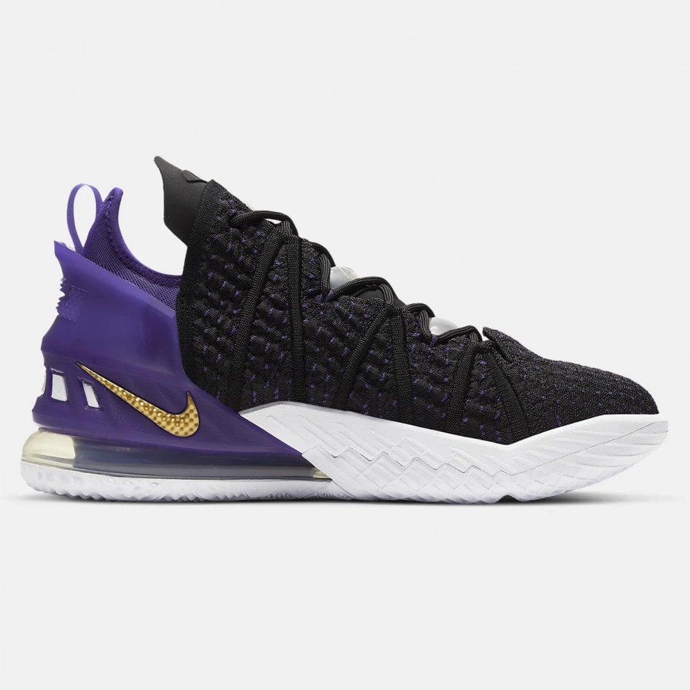 Nike LeBron 18 'Lakers' Men's Basketball Shoes Purple ...