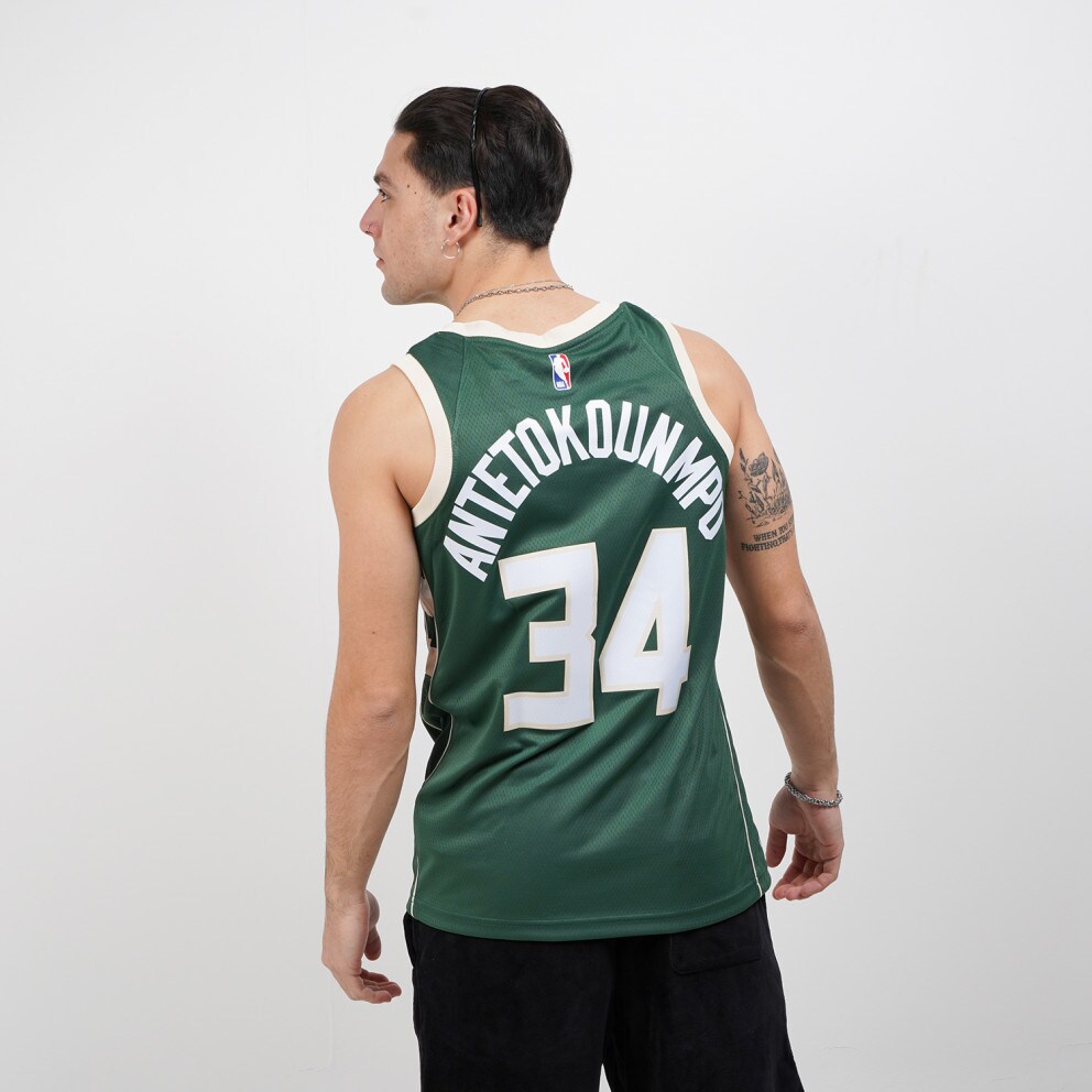 Nike NBA Giannis Antetokounmpo Milwaukee Bucks Icon Edition Μπασκετική Φανέλα