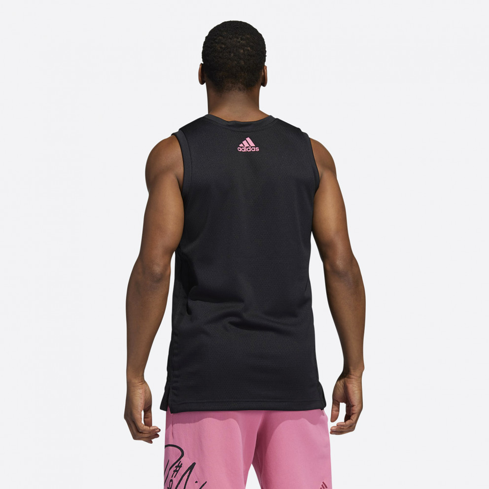 adidas Originals Adidas Dame D.o.l.l.a Mens Clothing T-shirts Sleeveless t-shirts Extply Basketball Tank Top in Black for Men 