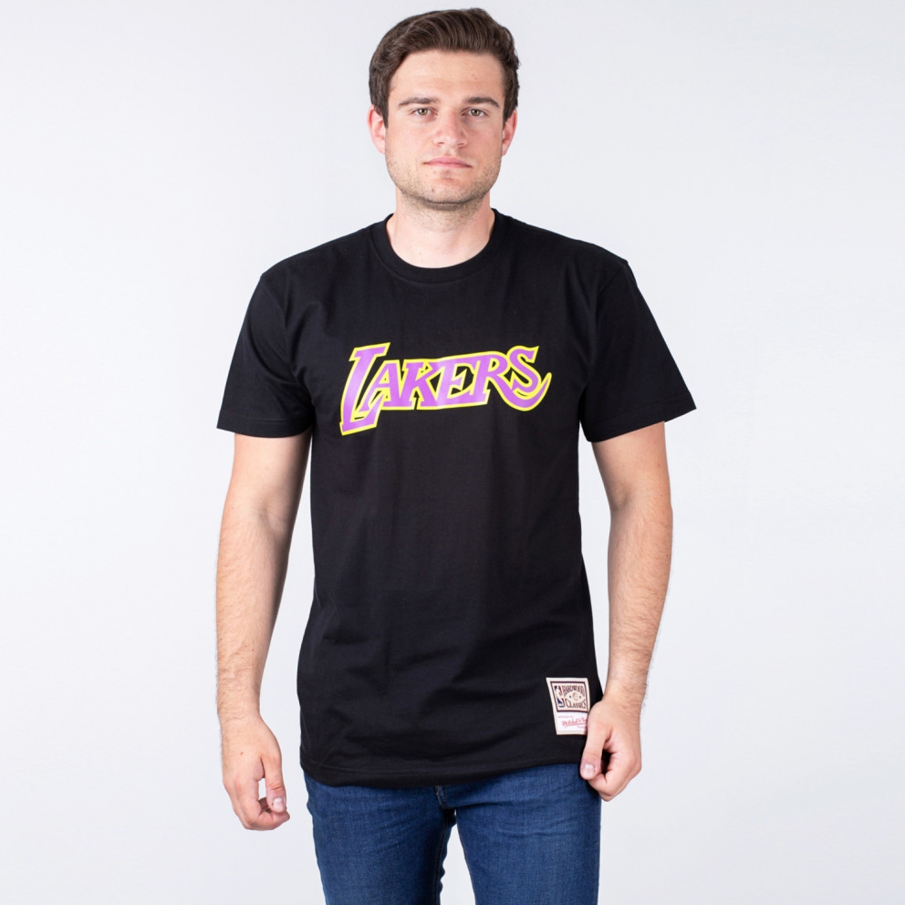 Mitchell & Ness Nba Neon Logo Los Angeles Lakers Men's T-Shirt
