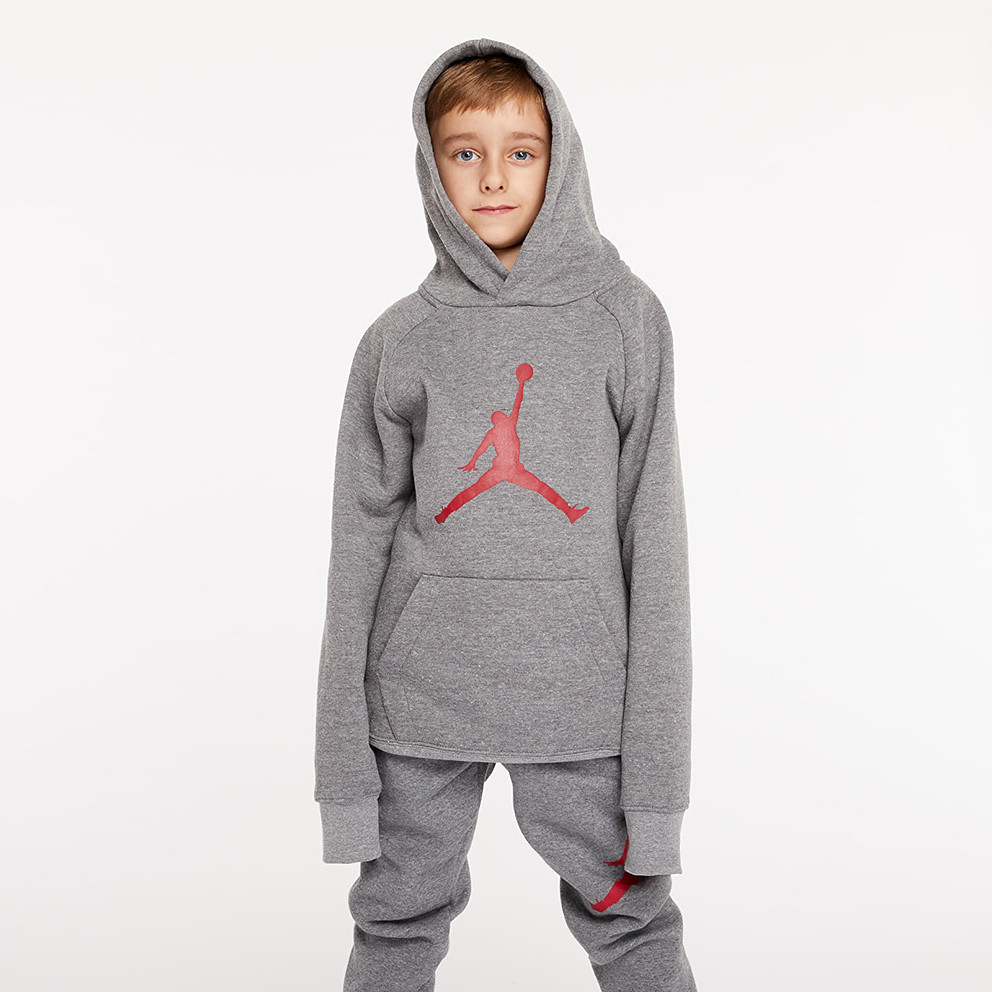 Jordan Jumpman Logo Fleece Παιδική Μπλούζα με Κουκούλα