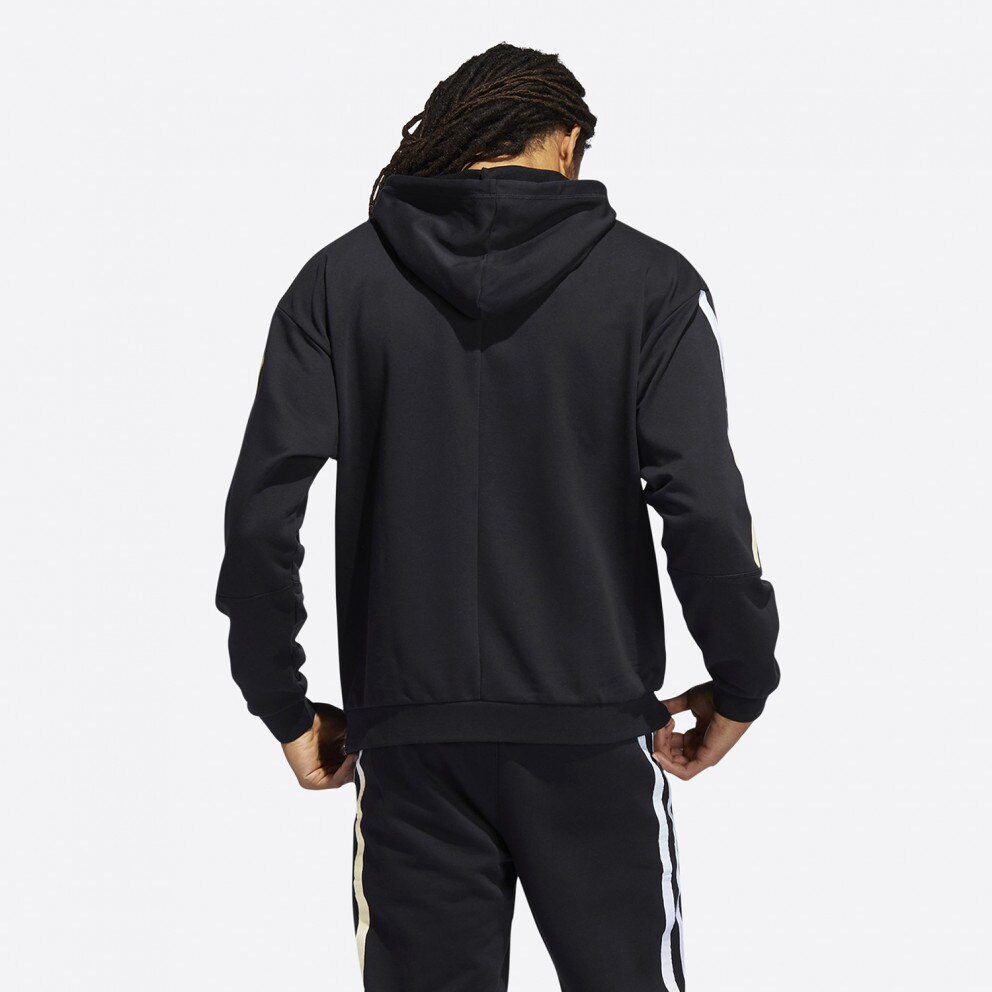 adidas Performance Donovan Mitchell Ανδρική Μπλούζα με Κουκούλα