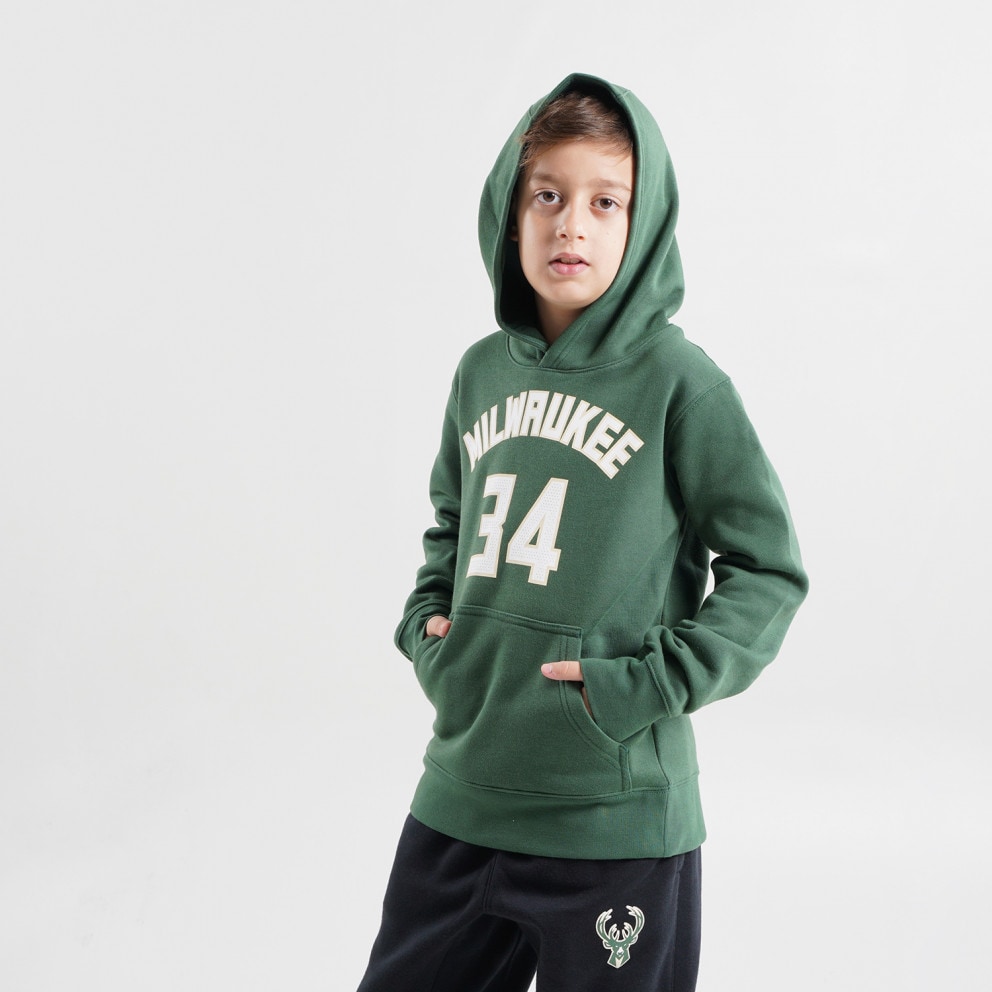 Nike Pro Essential Milwaukee Bucks Giannis Antetokounmpo Kids' Hoodie