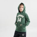 Nike Pro Essential Milwaukee Bucks Giannis Antetokounmpo Παιδική Μπλούζα με Κουκούλα