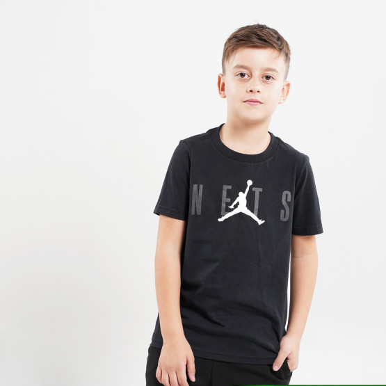 Jordan Brooklyn Nets Courtside Statement Kid's T-shirt