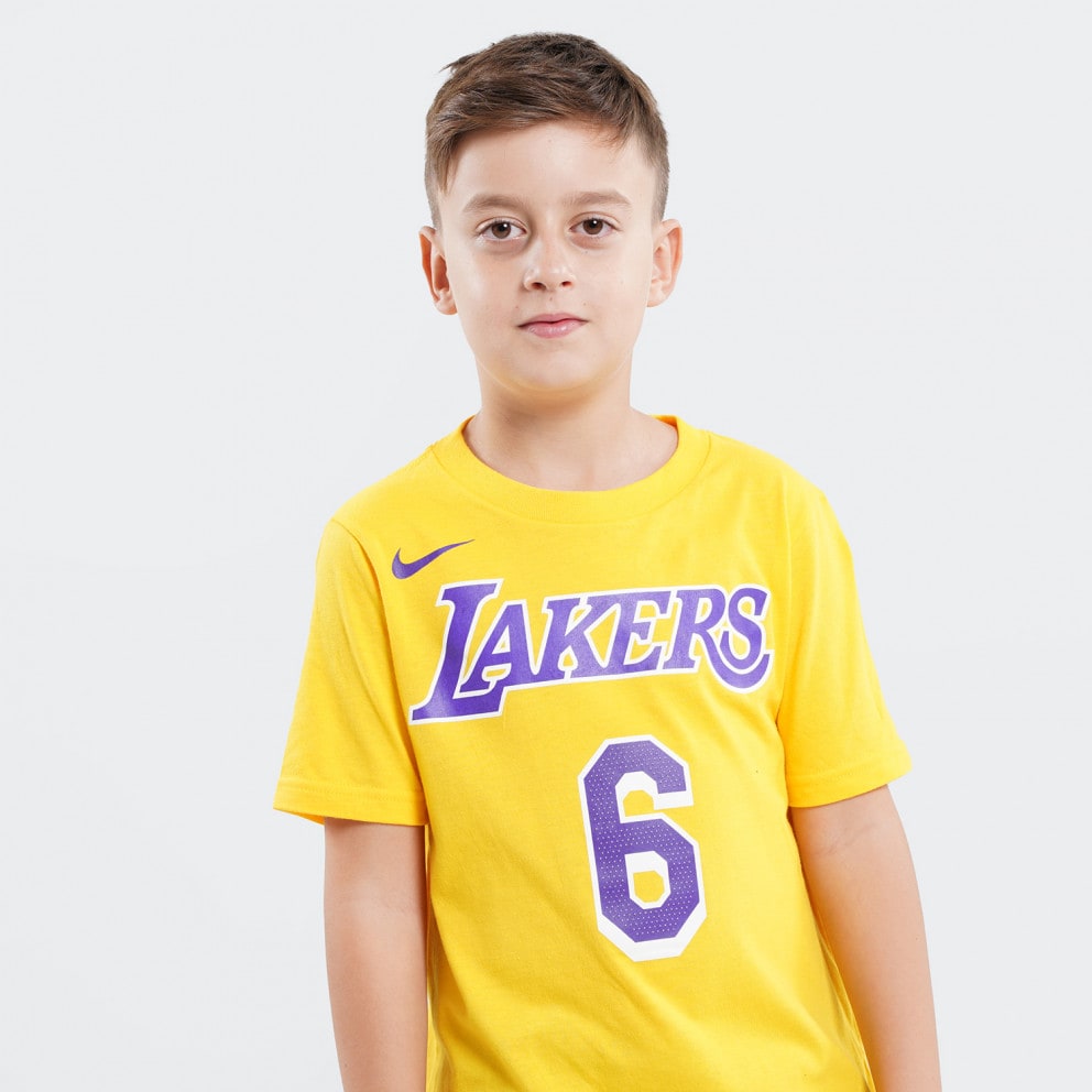 Nike NBA Los Angeles Lakers Lebron James Παιδικό T-Shirt