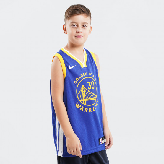 Nike NBA Swingman Icon Golden State Warriors Stephen Curry Παιδική Φανέλα για Μπάσκετ
