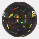 Spalding Marble Series Black Rainbow Rubber Basketball Νο 7