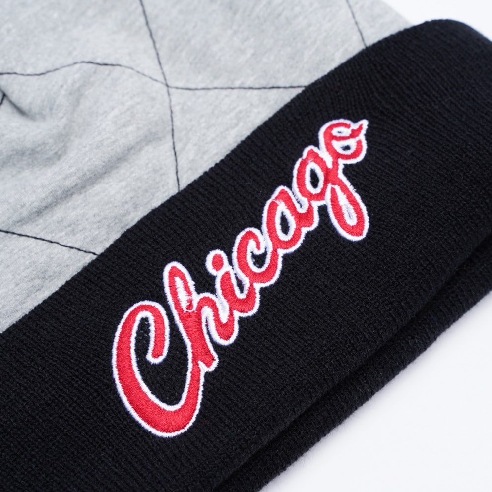 Mitchell & Ness Quilted Pom Beanie Chicago Bulls Mens' Beanie