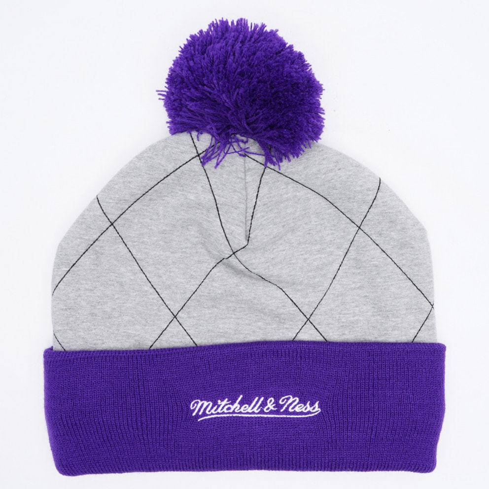 Mitchell & Ness Quilted Pom Beanie Los Angeles  Ανδρικός Σκούφος