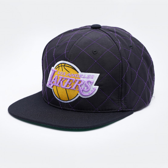 Mitchell & Ness Quilted Taslan Snapback Los Angeles Lakers Ανδρικό Καπέλο
