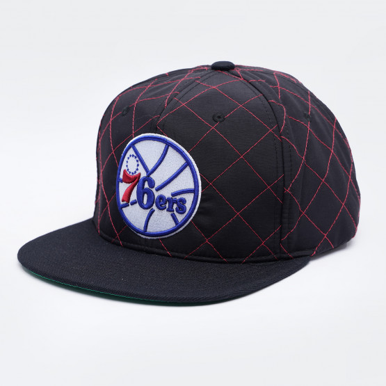 Mitchell & Ness Quilted Taslan Snapback Philadelphia 76ers Ανδρικό Καπέλο
