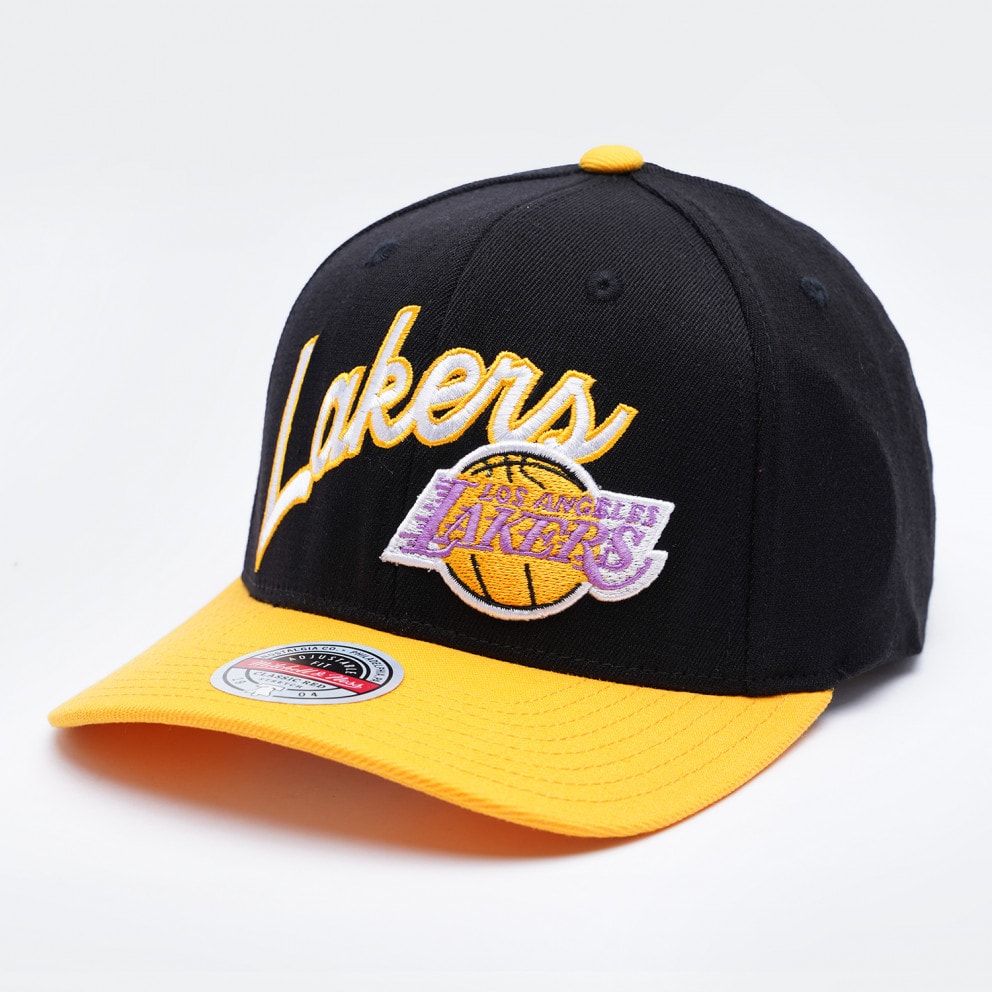 Mitchell & Ness Arched Script 2 Tone Los Angeles Lakers Men's Cap