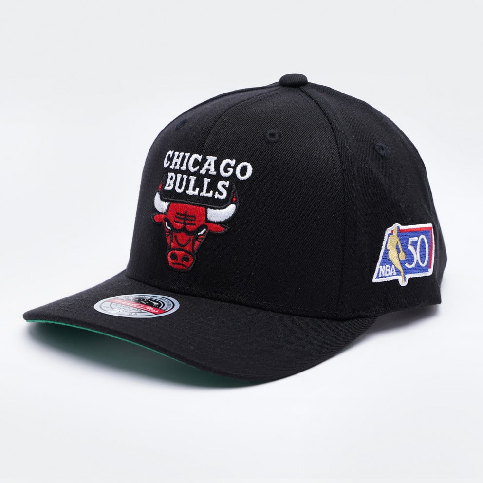Mitchell & Ness 50Th Anniversary Patch Snapback Chicago Bulls Men's Cap