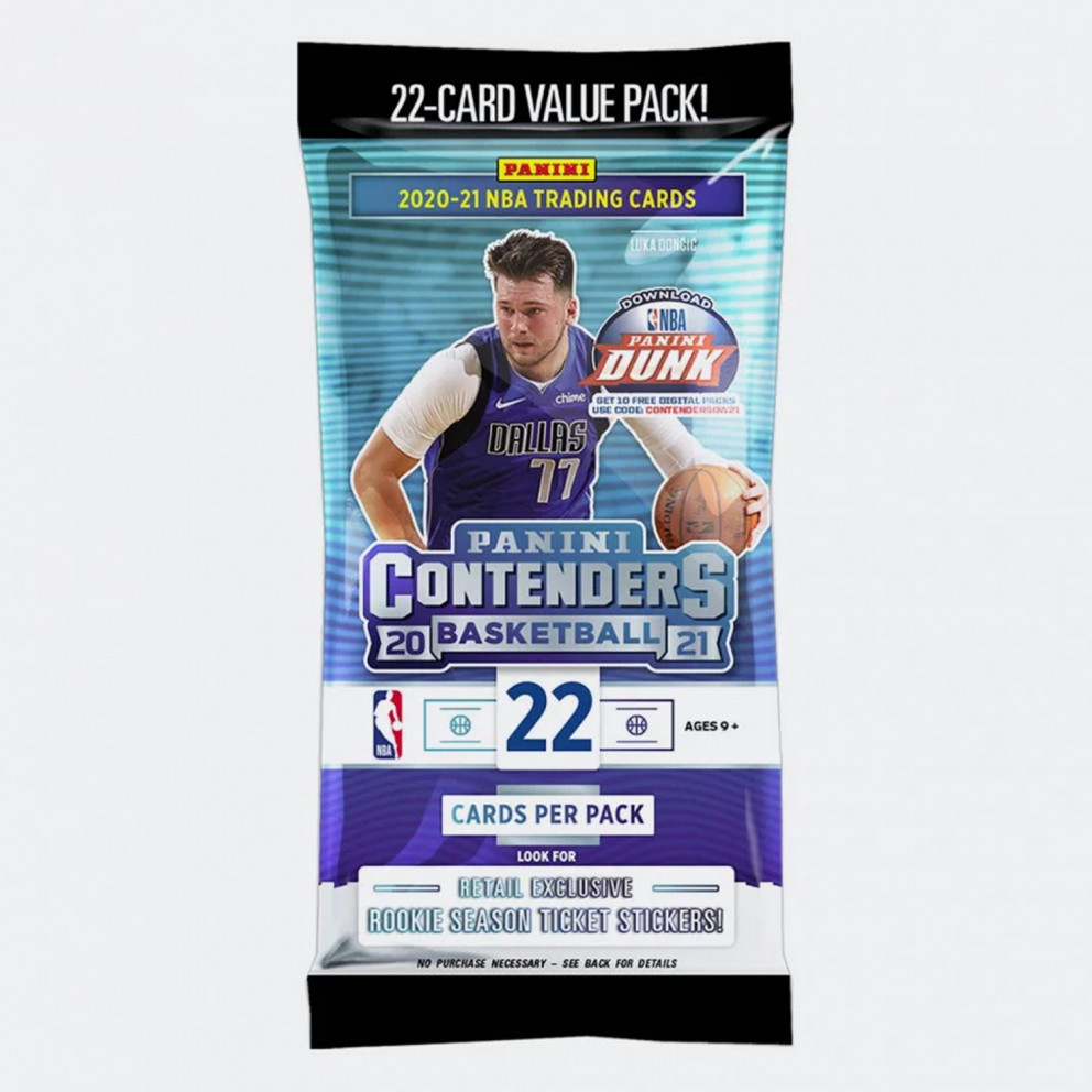 Panini Contenders Basketball 2020-21 Pack with 22 Trading Cards