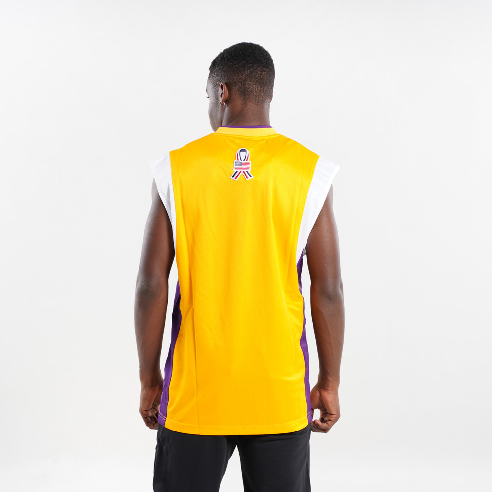 Mitchell & Ness Nba Authentic Shooting Shirt Lakers Ανδρική Φανέλα