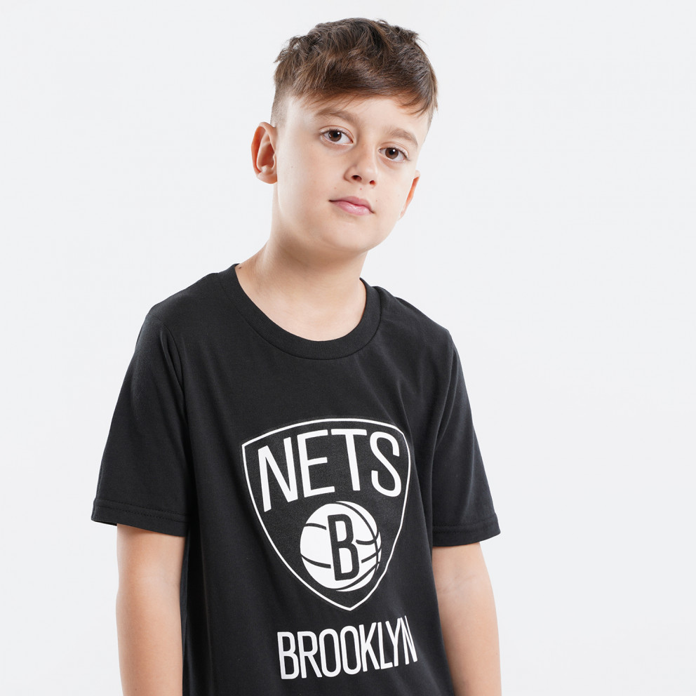 NBA BRANDED Primary Logo |Brooklyn Nets Kid's T-shirt