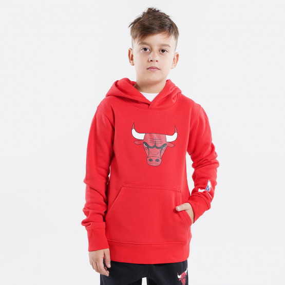 Nike NBA Chicago Bulls Παιδική Μπλούζα με Κουκούλα