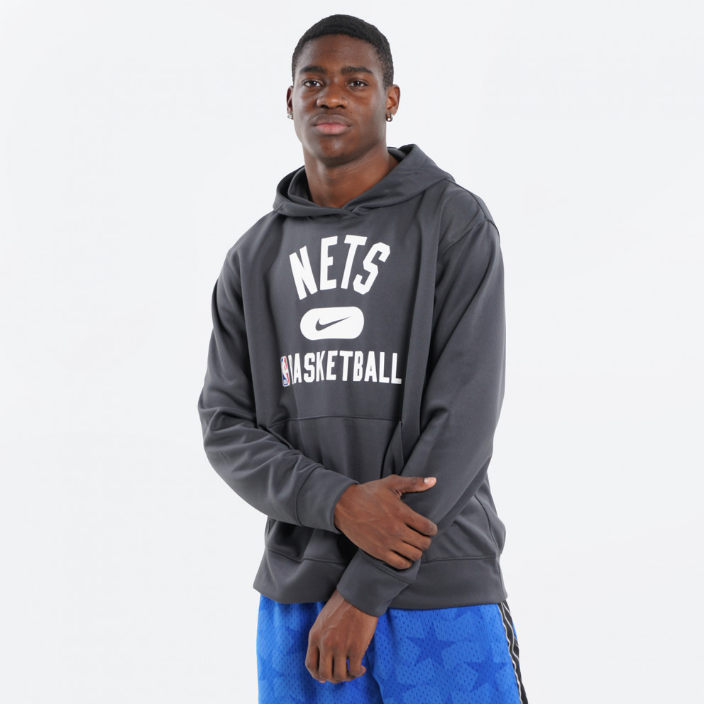 Nike Brooklyn Nets Spotlight Dri-FIT NBA Ανδρική Μπλούζα Με Κουκούλα