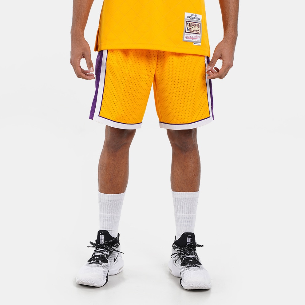 HotelomegaShops - Mitchell & Ness Men NBA Los Angeles Lakers Swingman Shorts  Gold 2009 SMSH19075LALD09 - Abercrombie & Fitch Jean skinny Indigo clair  délavé