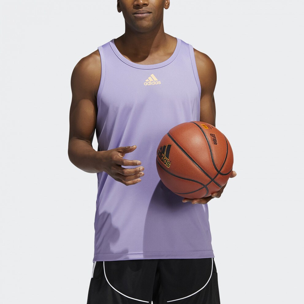 adidas Heathered Ανδρική Αμάνικη Μπλούζα
