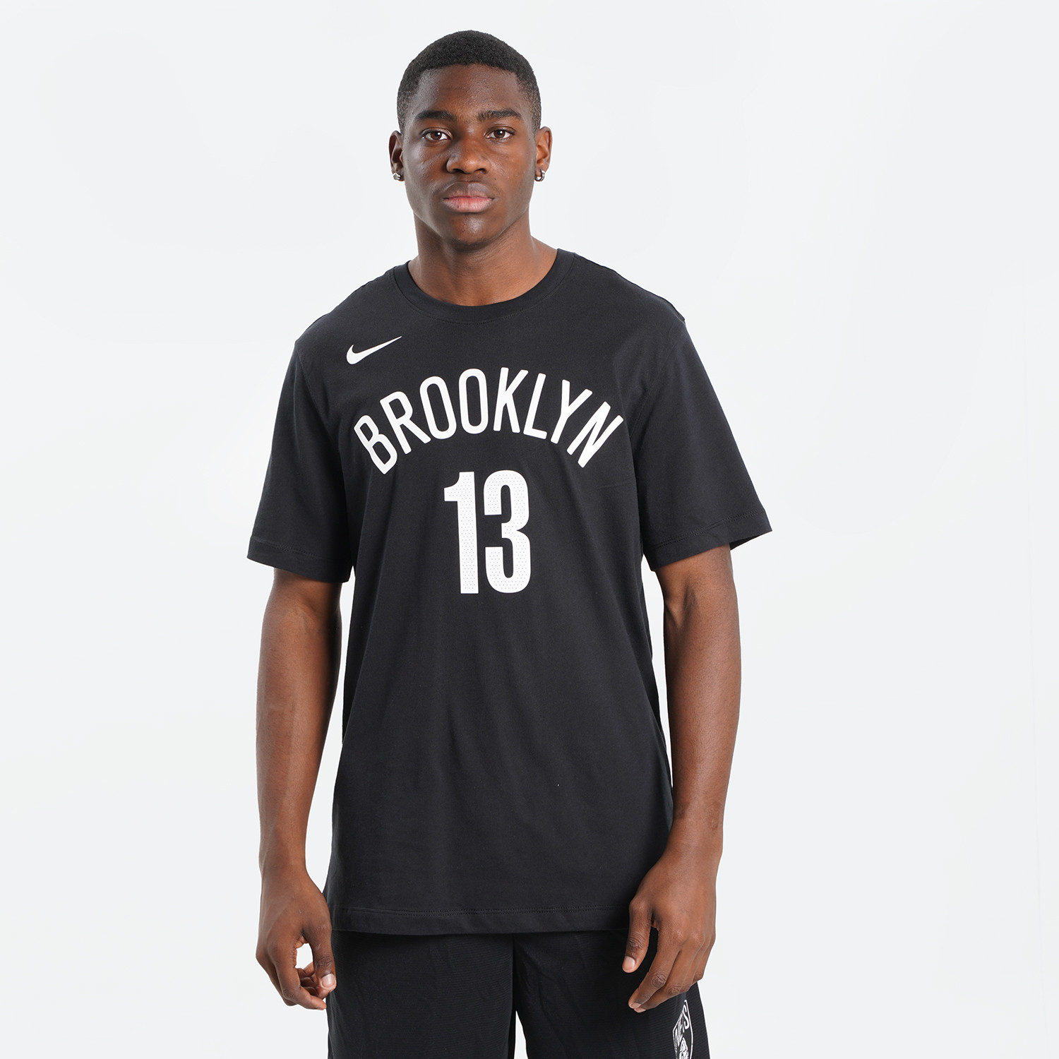 NBA Brooklyn Nets James Men's T-Shirt Black CV8504-011
