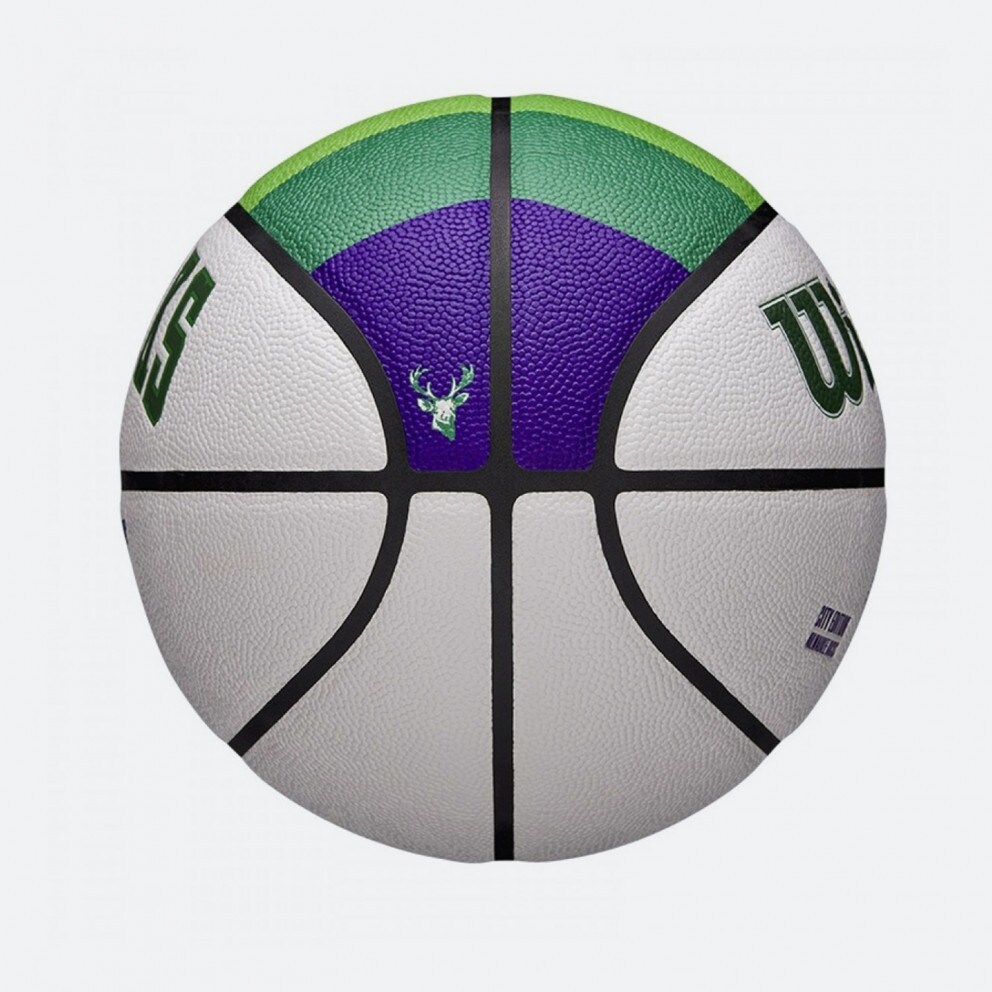 Wilson NBA Milwaukee Bucks City Collector Basketball No 7