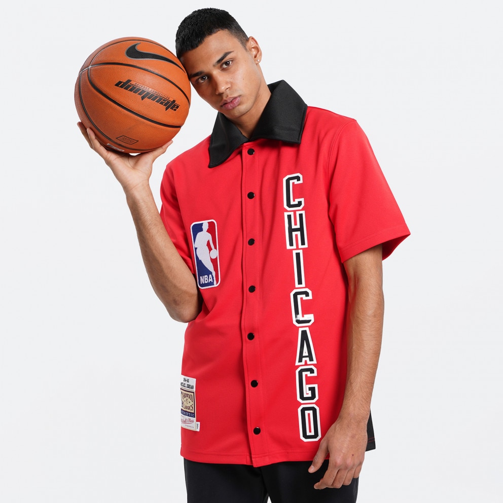 Mitchell & Ness Authentic Shooting Shirt Chicago Bulls Basketball Jersey