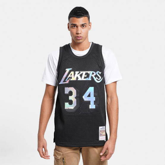 Mitchell & Ness Iridescent Shaquille O'neal Los Angeles Lakers 96-97 Swingman Jersey