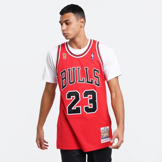 Mitchell & Ness Michael Jordan Chicago Bulls Road Finals 1995-96 Φανέλα Μπάσκετ