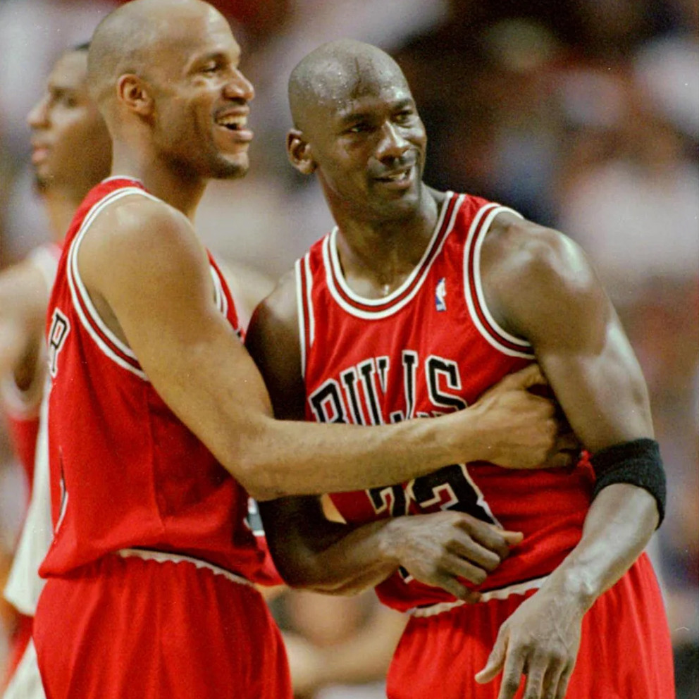 Mitchell & Ness Michael Jordan Chicago Bulls Road Finals 1995-96 Authenitc Jersey