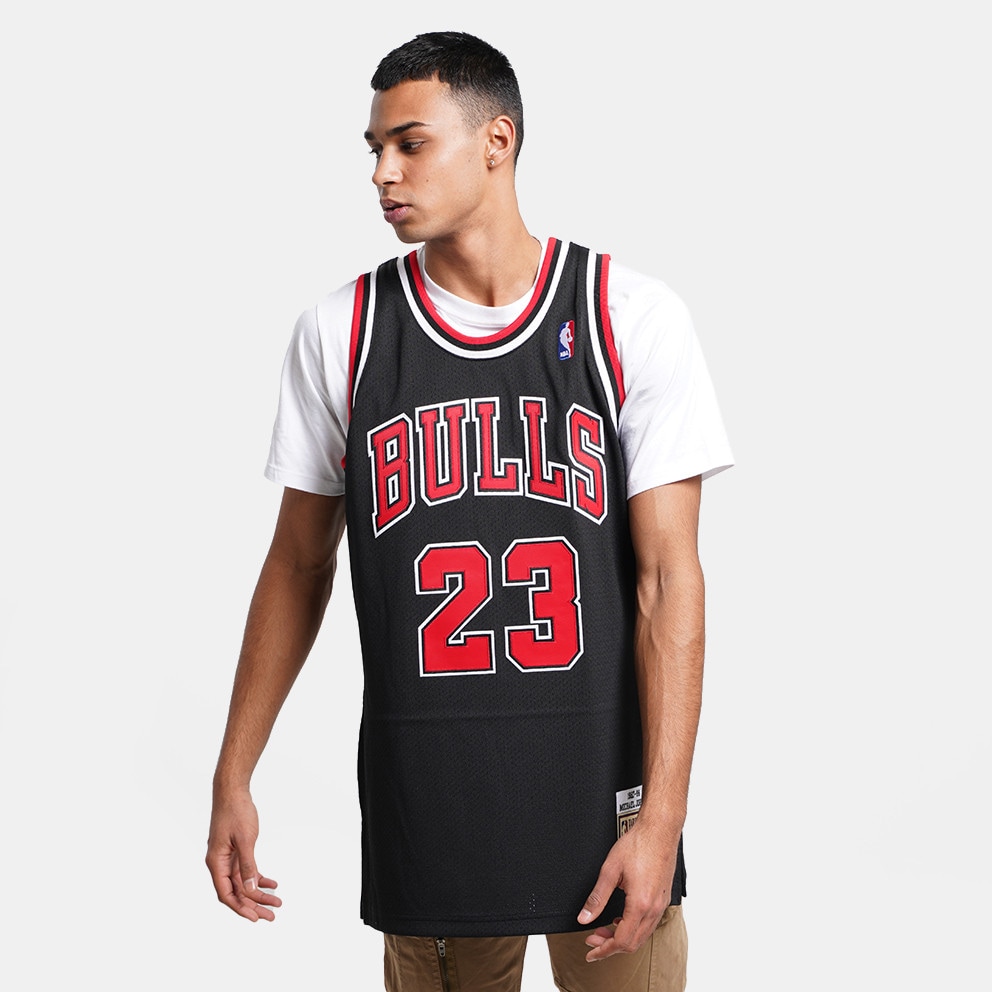 Mitchell And Ness x NBA Men Chicago Bulls Michael Jordan Jersey - Road 97  (black)