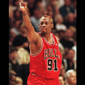 Mitchell & Ness 75Th Anniversary Dennis Rodman 1997-98 Chicago Bulls Swingman Jersey
