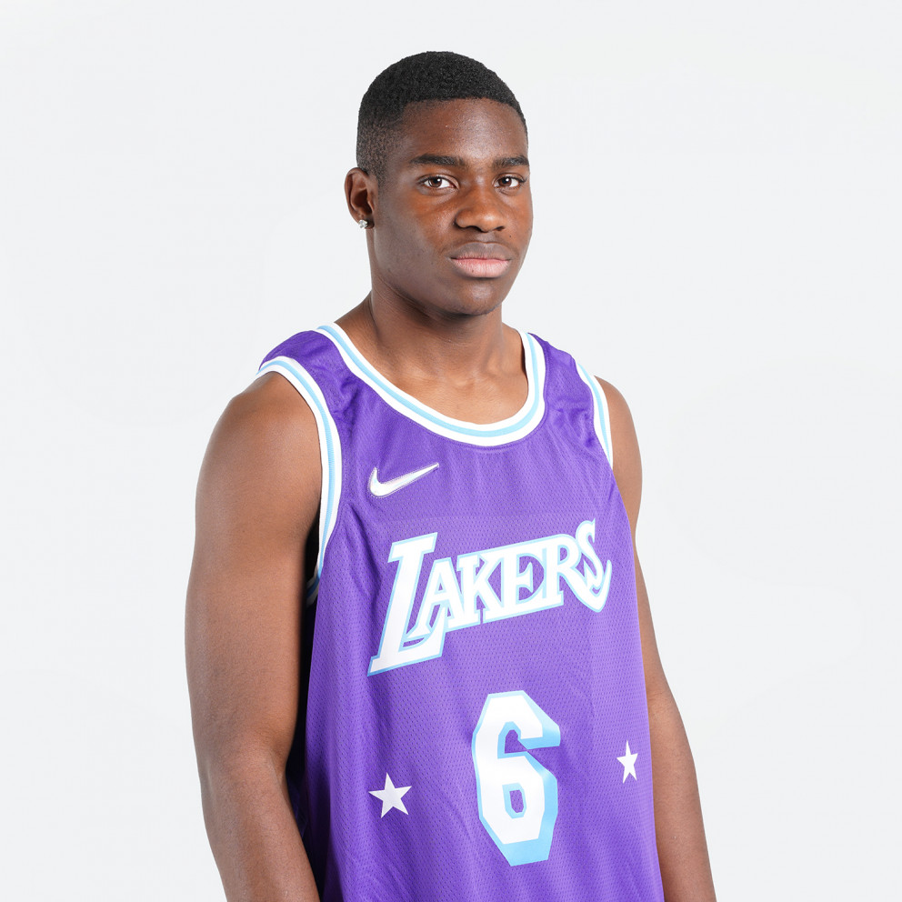 Nike Dri-FIT NBA Lebron James Los Angeles Lakers City Edition Swingman Ανδρική Φανέλα Μπάσκετ