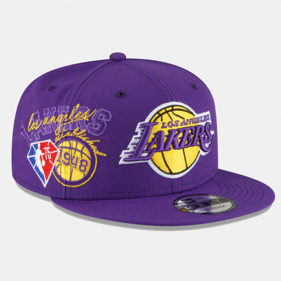 NEW ERA NBA 75th Anniversary Los Angeles Lakers Back Half 9FIFTY Unisex Hat
