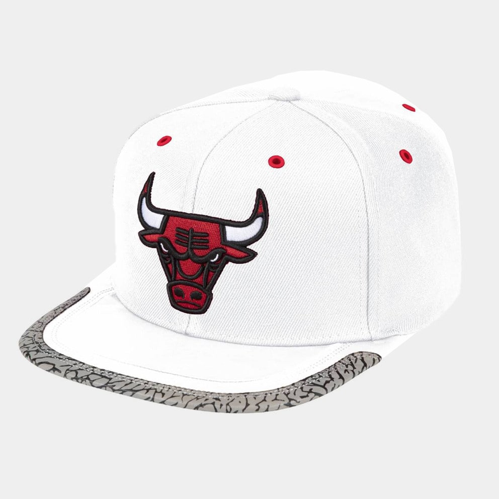 Mitchell & Ness Pop UV Chicago Bulls Snapback Hat - White