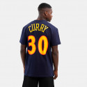 Mitchell & Ness Name & Number Stephen Curry Golden State Warriors Men's T-Shirt