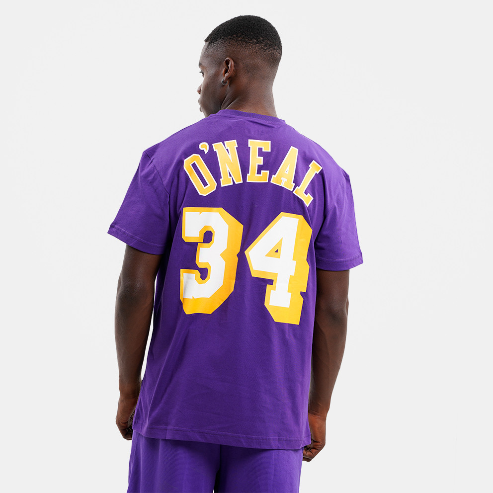 Mitchell & Ness Name & Number Shaquille O'Neal Los Angeles Lakers Ανδρικό T-Shirt