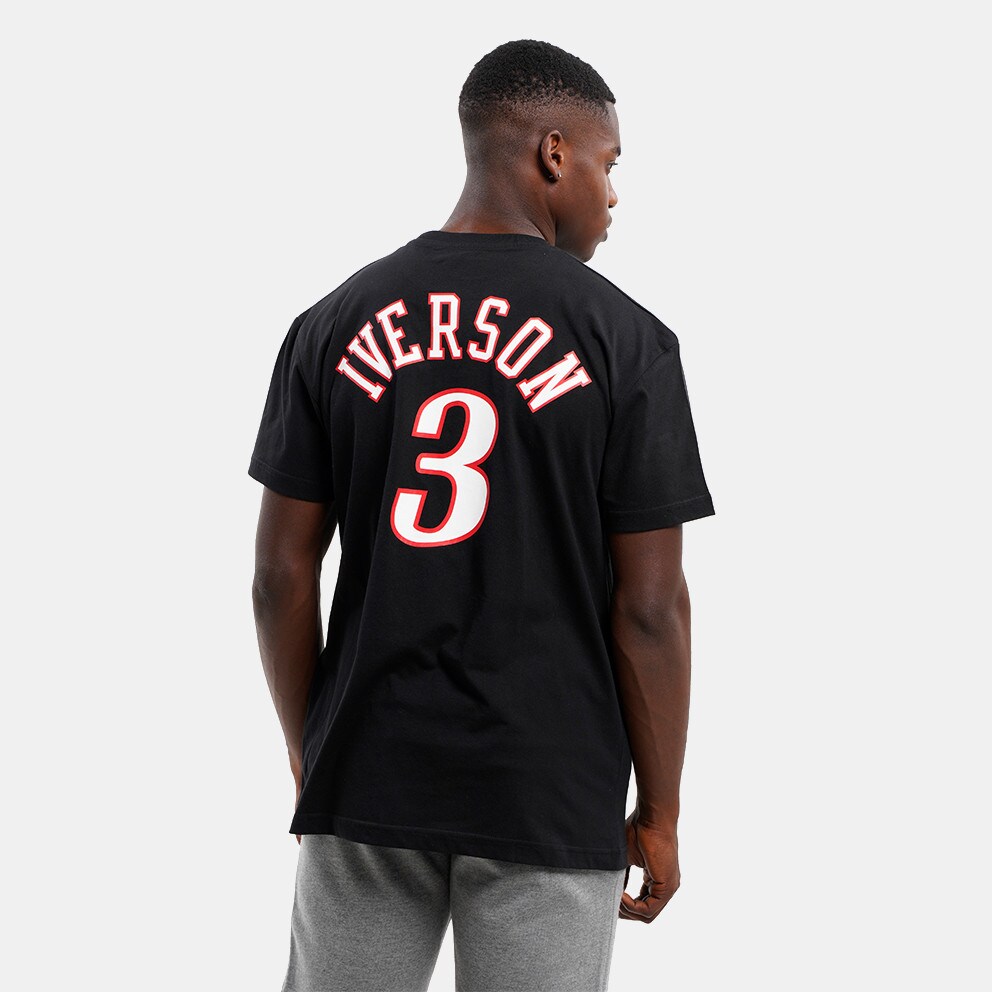 Mitchell & Ness Name & Number Allen Iverson Philadelphia 76Ers Men's T-Shirt