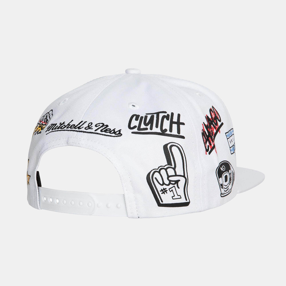 Mitchell & Ness NBA Hand Drawn Chicago Bulls Men's Snapback Cap