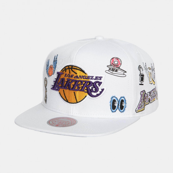 Mitchell & Ness NBA Hand Drawn Los Angeles Ανδρικό Snapback Καπέλο