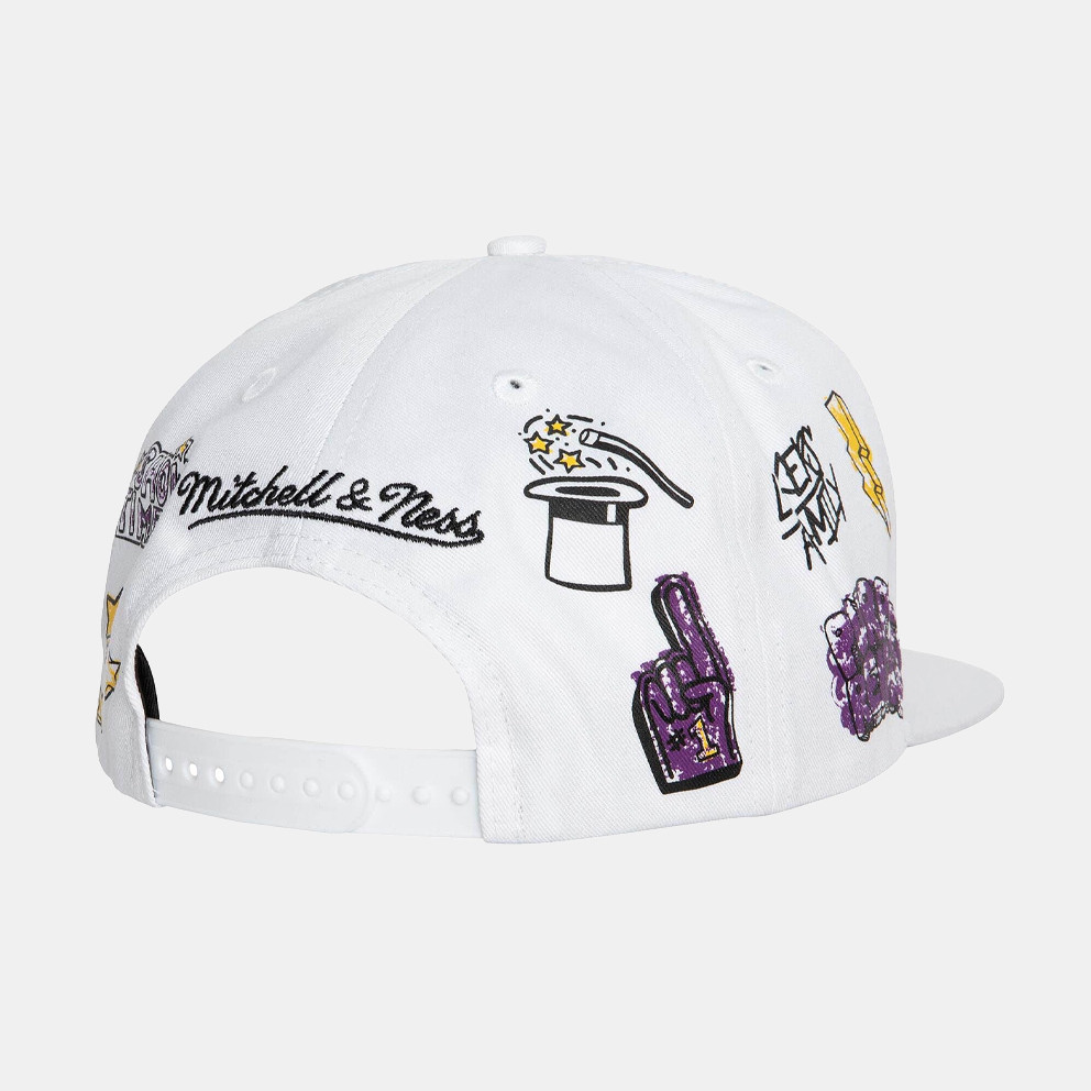 Mitchell & Ness NBA Hand Drawn Los Angeles Men's Snapback Cap