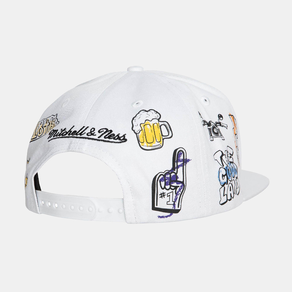 Mitchell & Ness NBA Hand Drawn Milwaukee Bucks Ανδρικό Snapback Καπέλο
